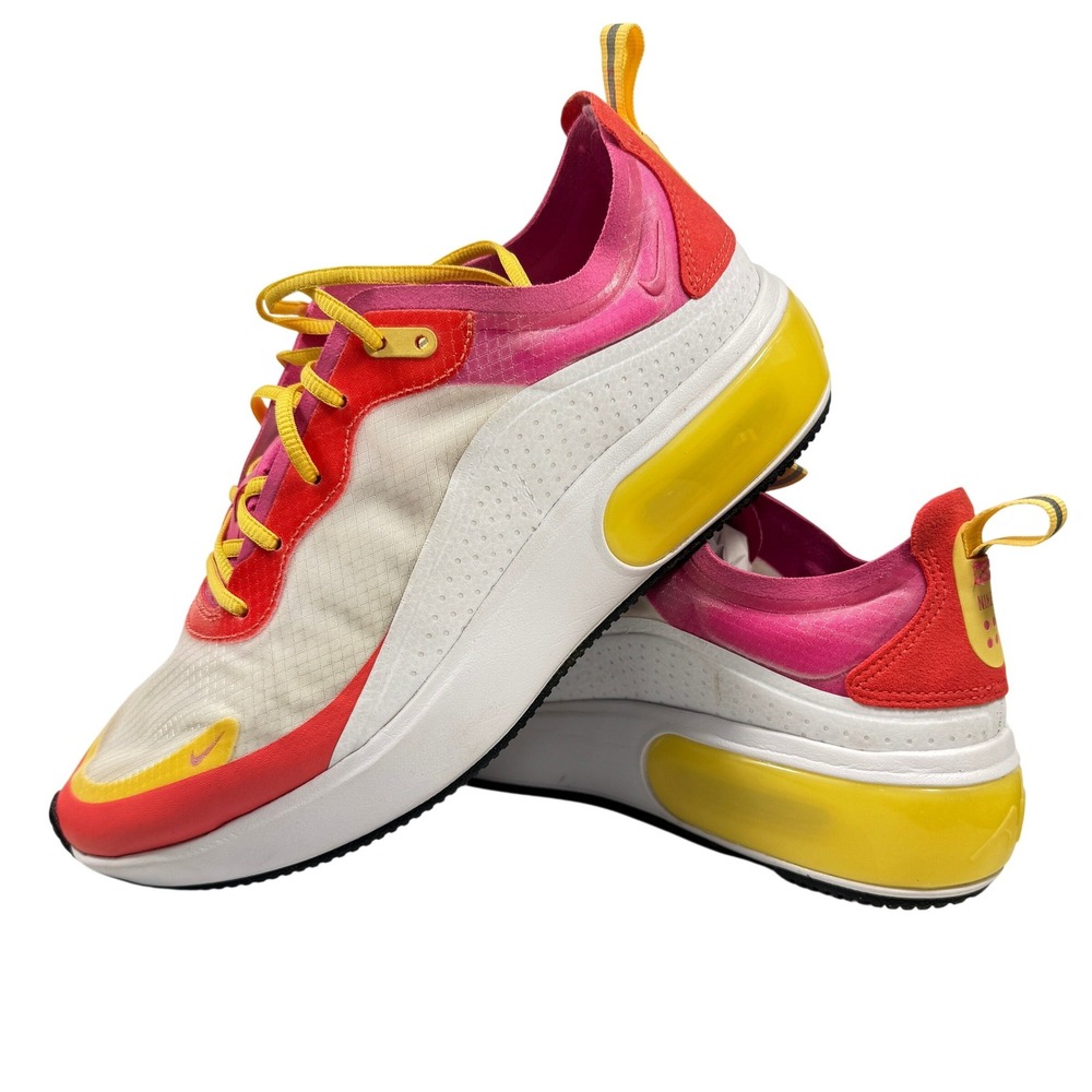 Nike Air Max Dia Women's Sneakers Pink Coral Yellow Size 9